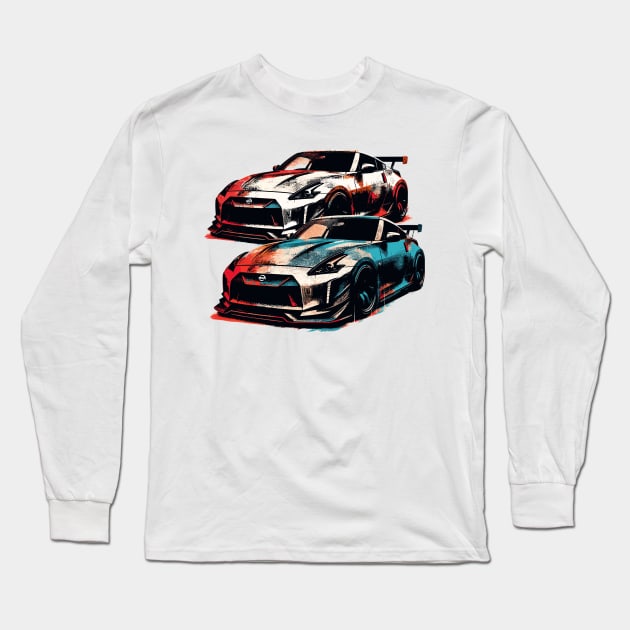 Nissan Z Long Sleeve T-Shirt by Vehicles-Art